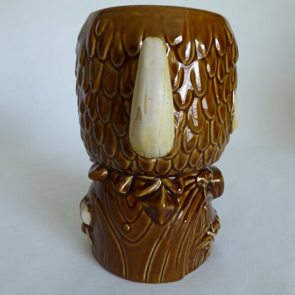 NEW 2018 SIGNED SHRUNKEN FRED FLINTSTONE FLINTSTONE'S BIG TOE CERAMIC TIKI MUG - Picture 4 of 12